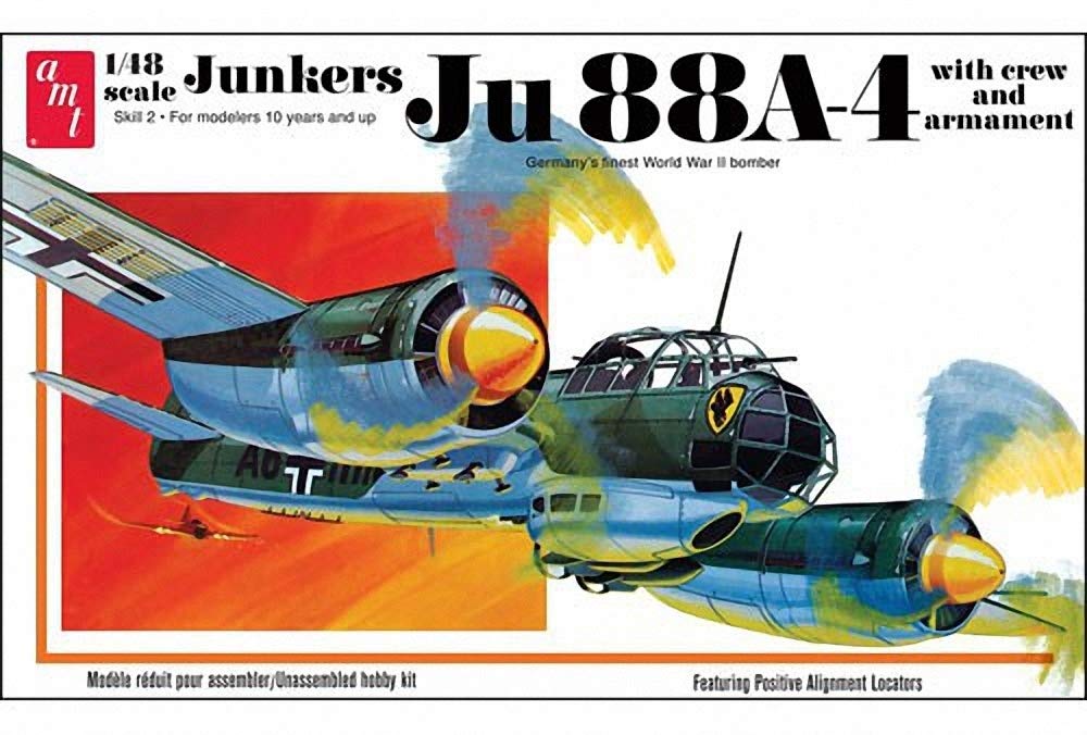 Amazon | AMT 1/48 WW.II ドイツ空軍 ユンカース Ju88A-4 | プラモデル