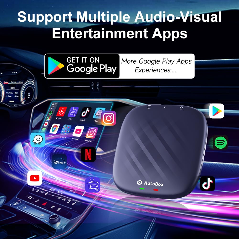 CarPlay Ai Box Max Android 12, Magic Box Support Netflix/YouTube CarPlay Ai Box Max Android 12, Magic Box Support Netflix/YouTube