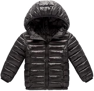 Kids Boy Girl Winter Hooded Puffer Jackets Coats Light...