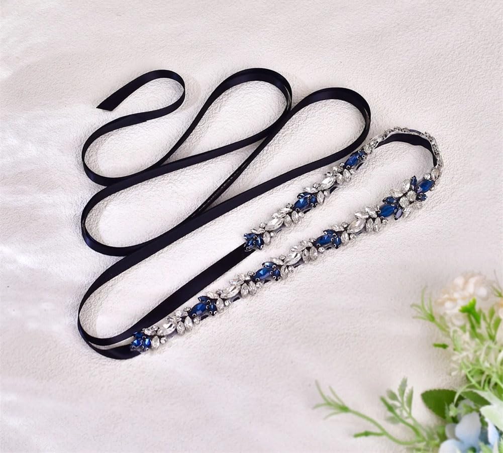 Cinturón de novia para mujer, decoración de vestido de diamantes de imitación, accesorios para cenas, vestidos de novia