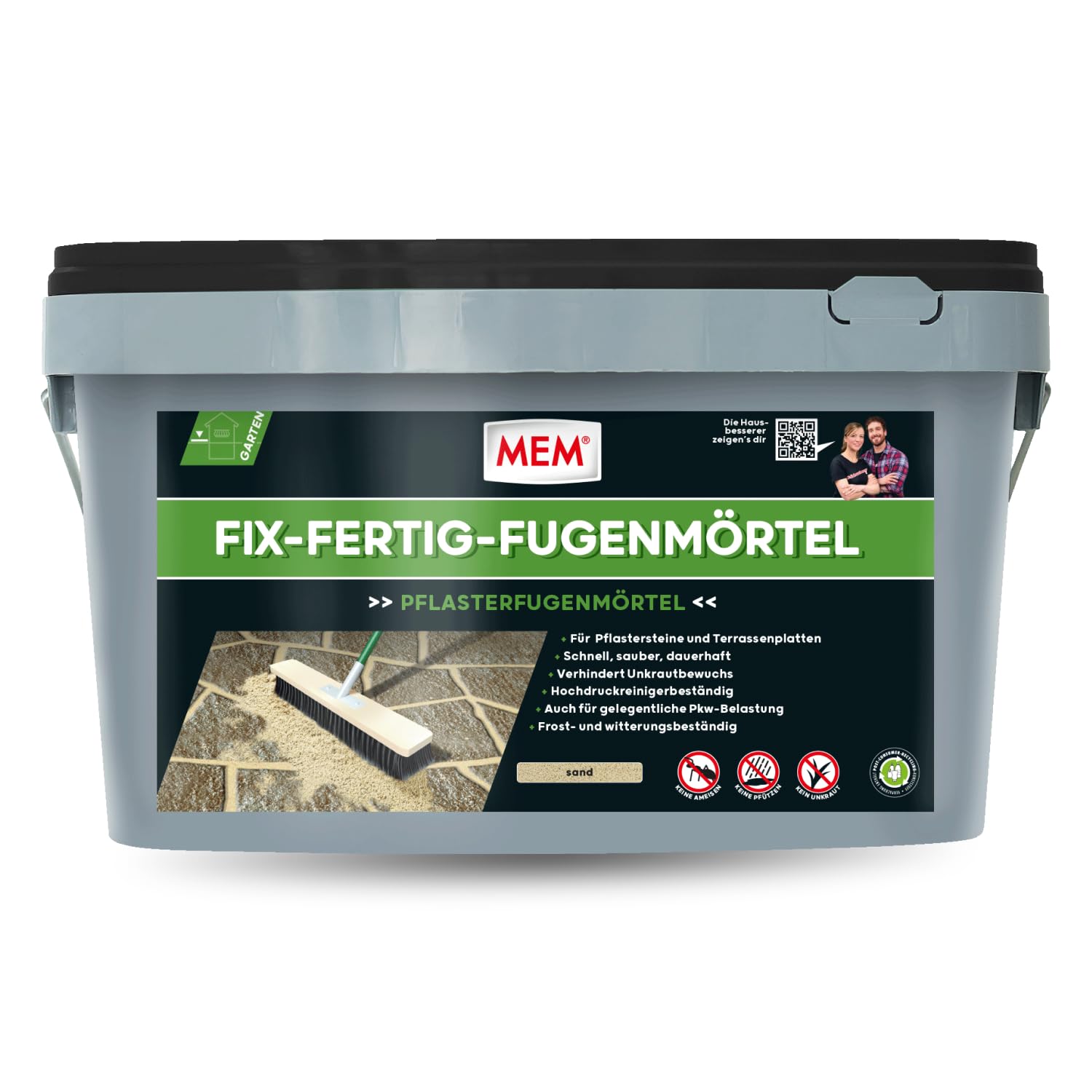 MEM Fix & Fertig Enduit de jointement, sable, pas de fourmis, keine pfützen, pas de U