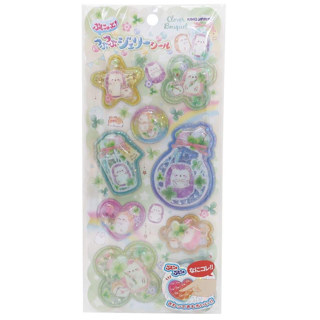Amazon.co.jp: つぶつぶジェリーシール[クローバーブーケ]シールシート