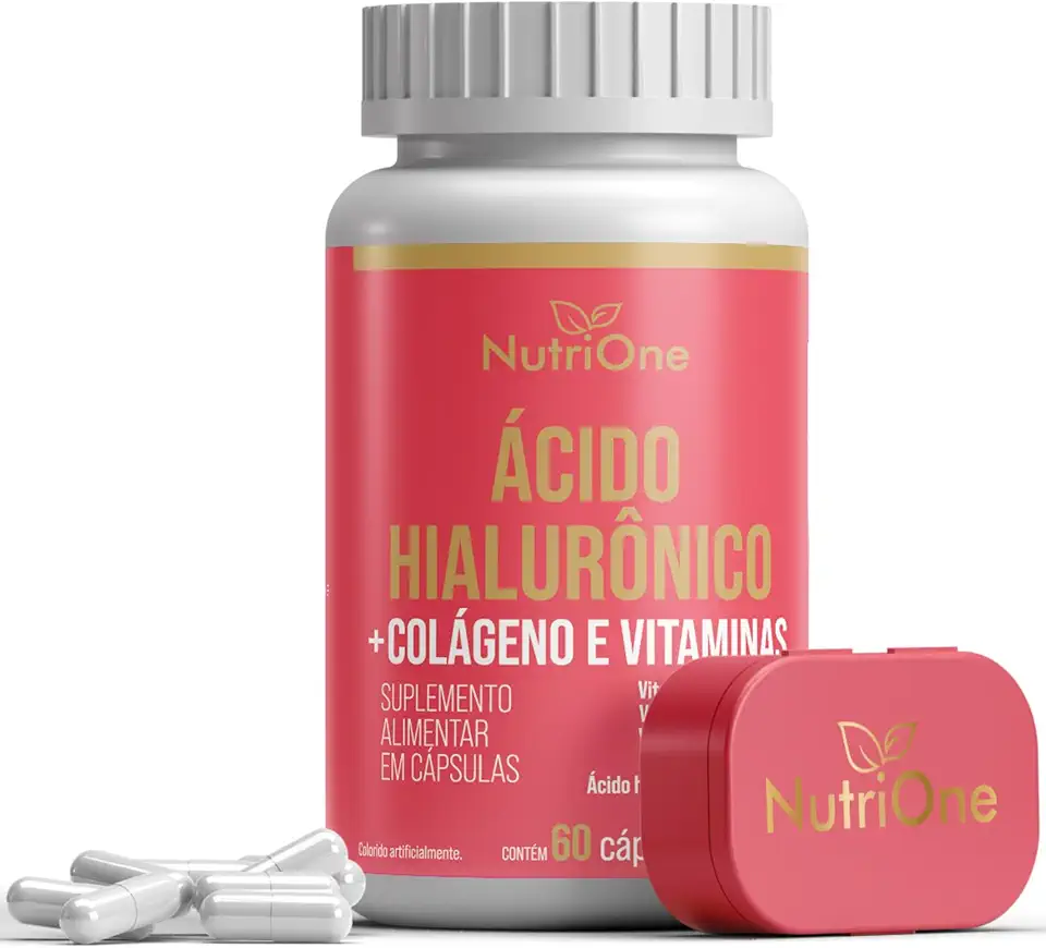 Ácido Hialurônico + Biotina e Vitaminas 60 Cápsulas - Nutrione