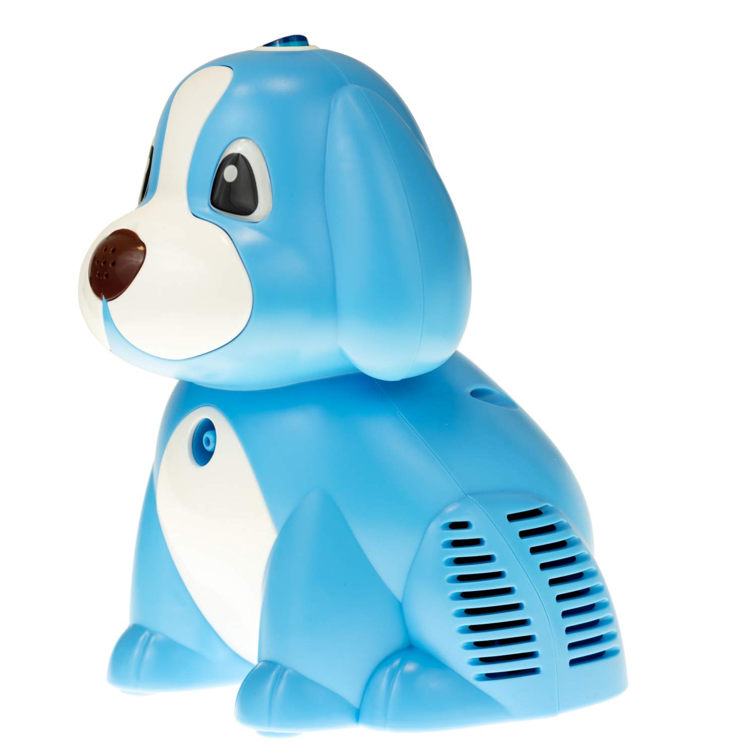 Omnibus BR-CN171 Inhalador Eléctrico Infantil Modelo Cachorro Perfecto para Niños Apto para Adultos, Accesorios de Inhalación Necesarios para Niños y Adultos (Azul)