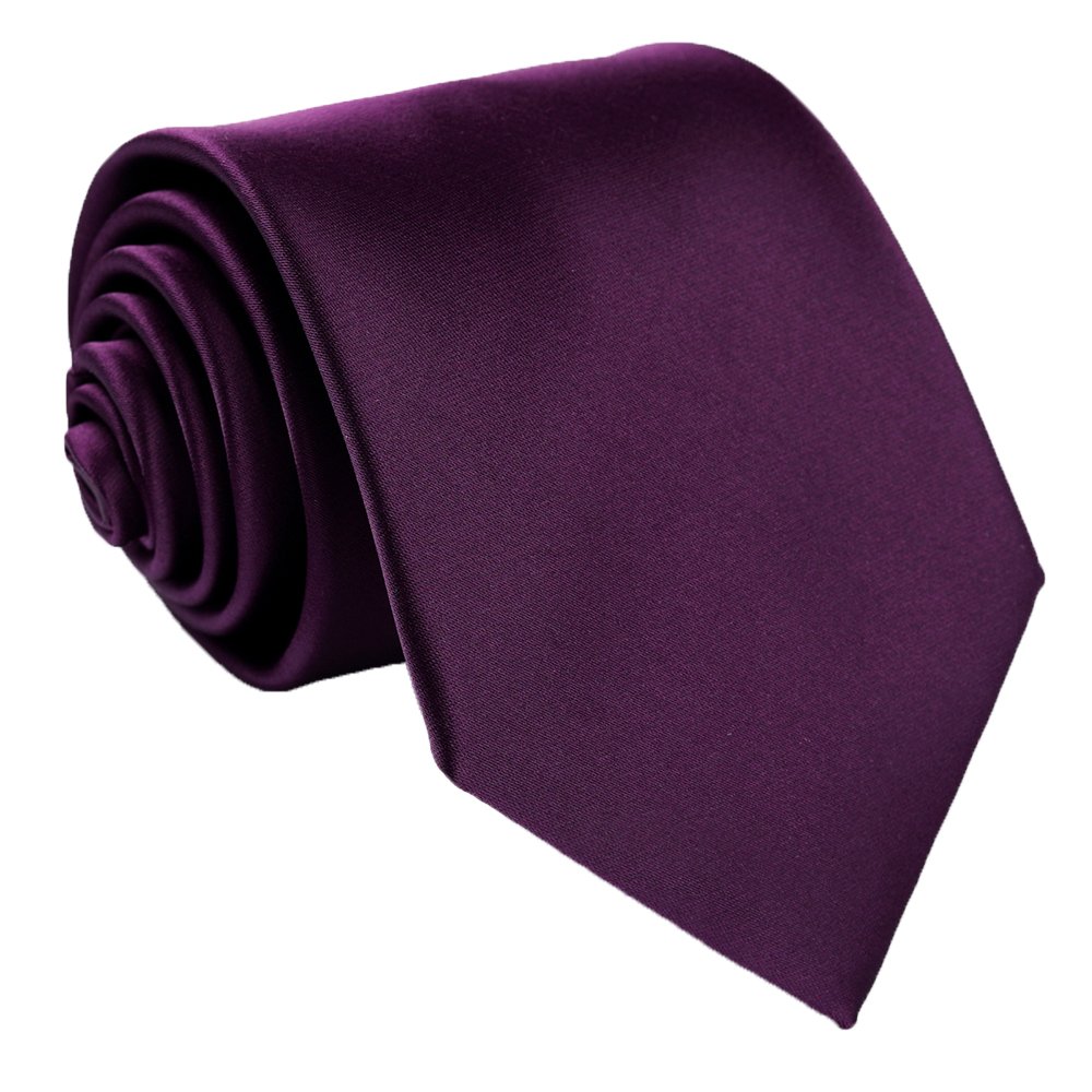 fortunateverMens Solid Satin Extra Long Ties,Handmade Neckties For Men With Multiple Colors+Gift Box