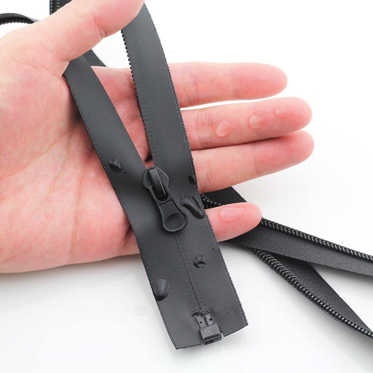 Estrattore Ziper, fissatore di cerniere, Sliders Zipper,Sewing Zips,Ended Zip Fasteners,Open-end Waterproof Plastic Nylon Zippers
