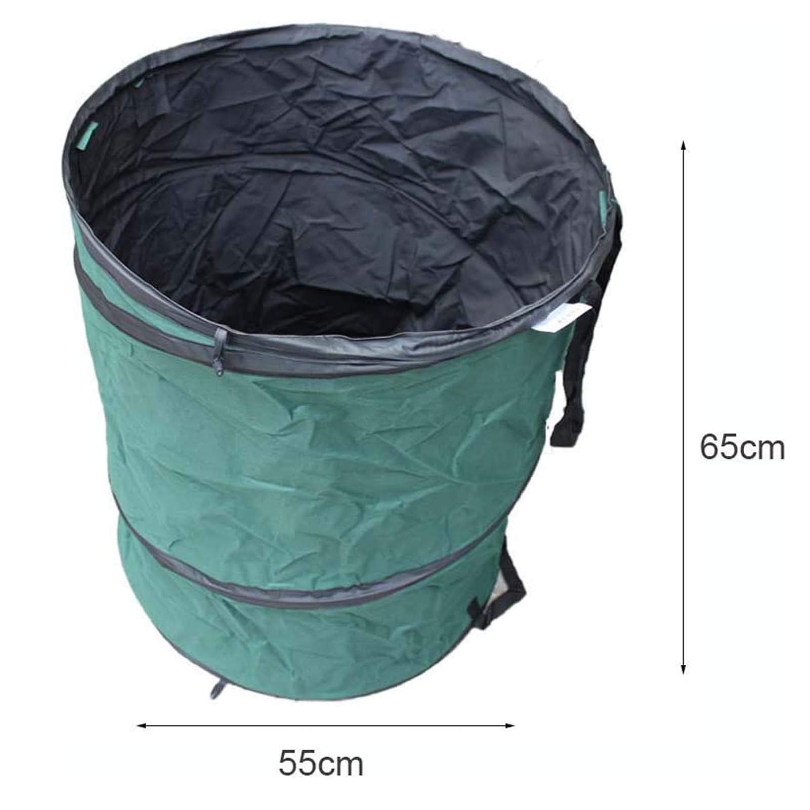 Sac De Jardin Pop Up 3Packs, 212L Sacs De Déchets Jardin Résistants, Sac De Jardin pour Pelouse, Autoportante Et Pliable, Sacs De Jardinage Réutilisable