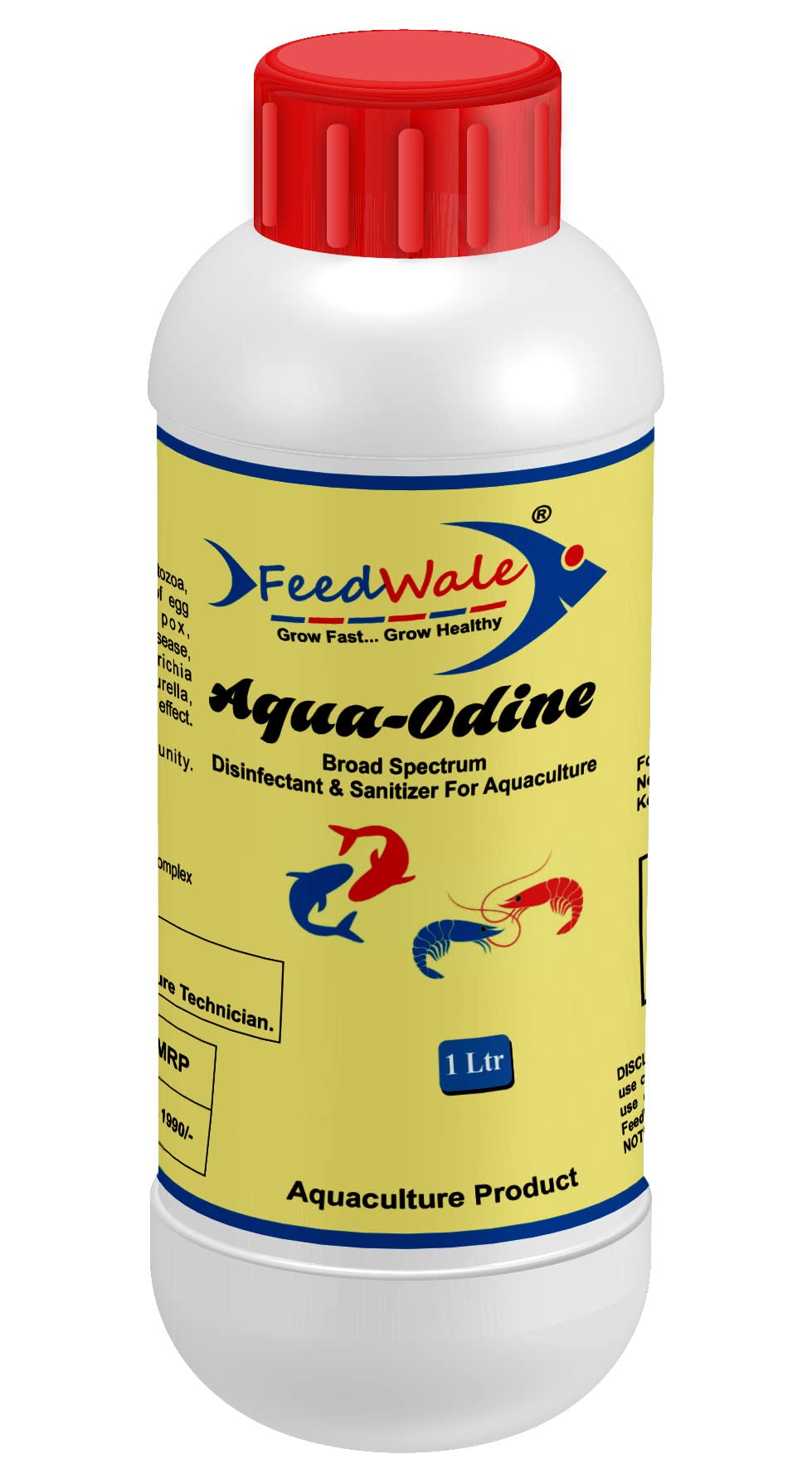 FeedWale Aqua-Odine Iodine Broad Spectrum Disinfectant & Sanitizer for Pond Water Fish Aquaculture (B083FVDK5Y) Amazon Price History, Amazon Price Tracker