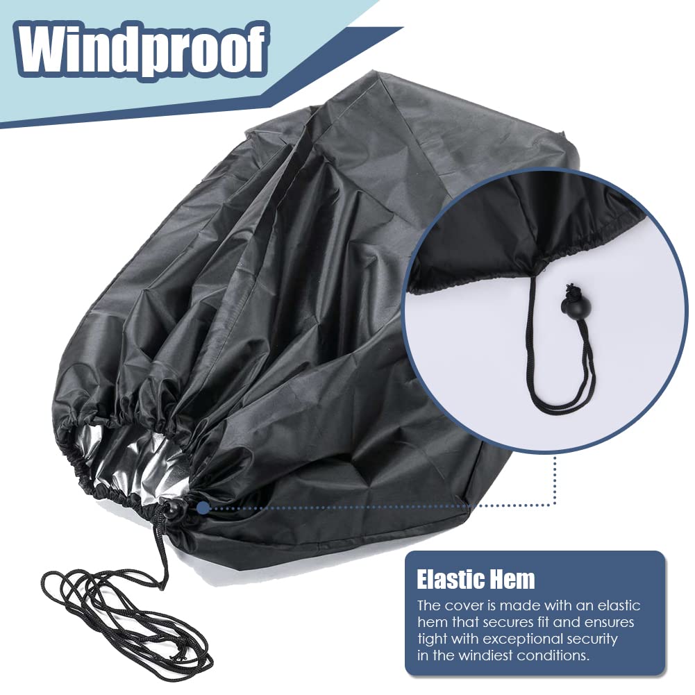 Housse de protection imperméable pour siège de bateau, résistante aux intempéries, sur piédestal, pontoon, pour banquette, chaise, chaise