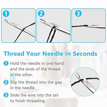Self-threading Needles,sewing Needles For Hand Sewing,for The Elderly