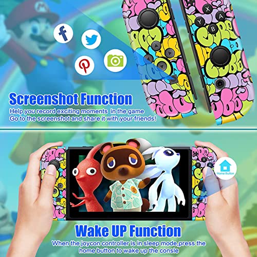 Joycons-for-Switch-NintendoReplacement-for-Nintendo-Switch-Controller-Compatible-with-Nintendo-Switch-Joycon-Wireless-LR-Controllers-Support-Dual-VibrationWake-upScreenshot