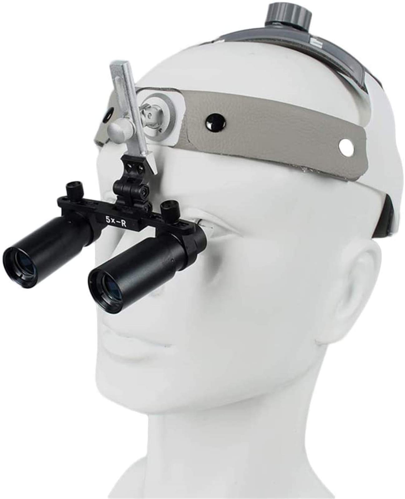 asdchZen Magnifying Glasses Headband,Handheld Digital,Dental Surgical Binocular Headband Loupes With Headlights 5X For Keep It In Mind