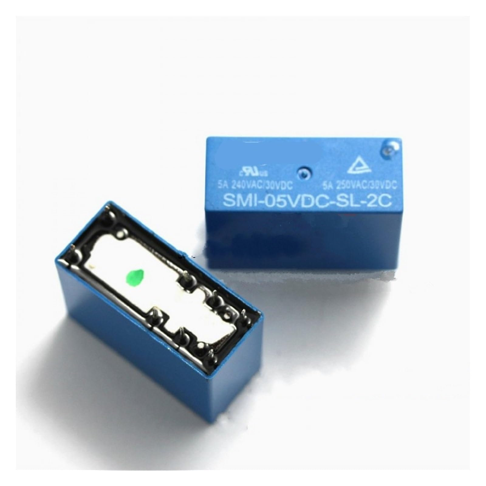 SMGLRUEAT 10PCS SMI-05VDC-SL-2C 8pin 5A 250VAC/30VDC 5VDC Power Relay