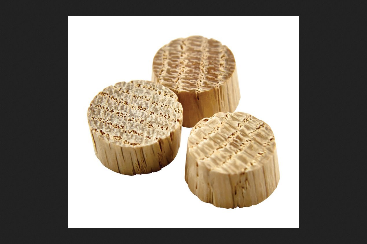 Wolfcraft Flat Oak Head Plug 5/16 in. Dia. x 1/4 in. L 1 pk Natural