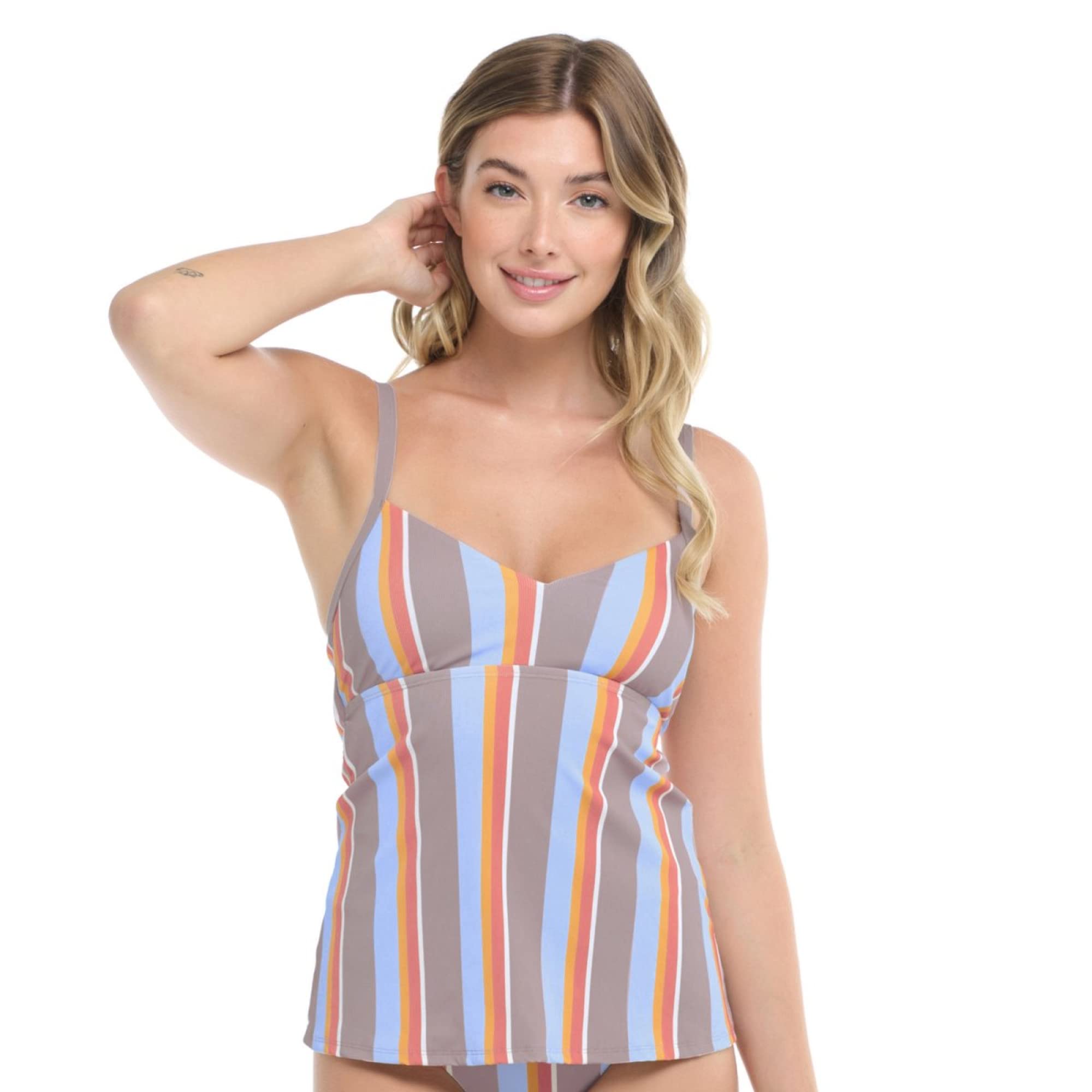 Skye Women's Standard Piper V-Neck Tankini Top Swimsuit