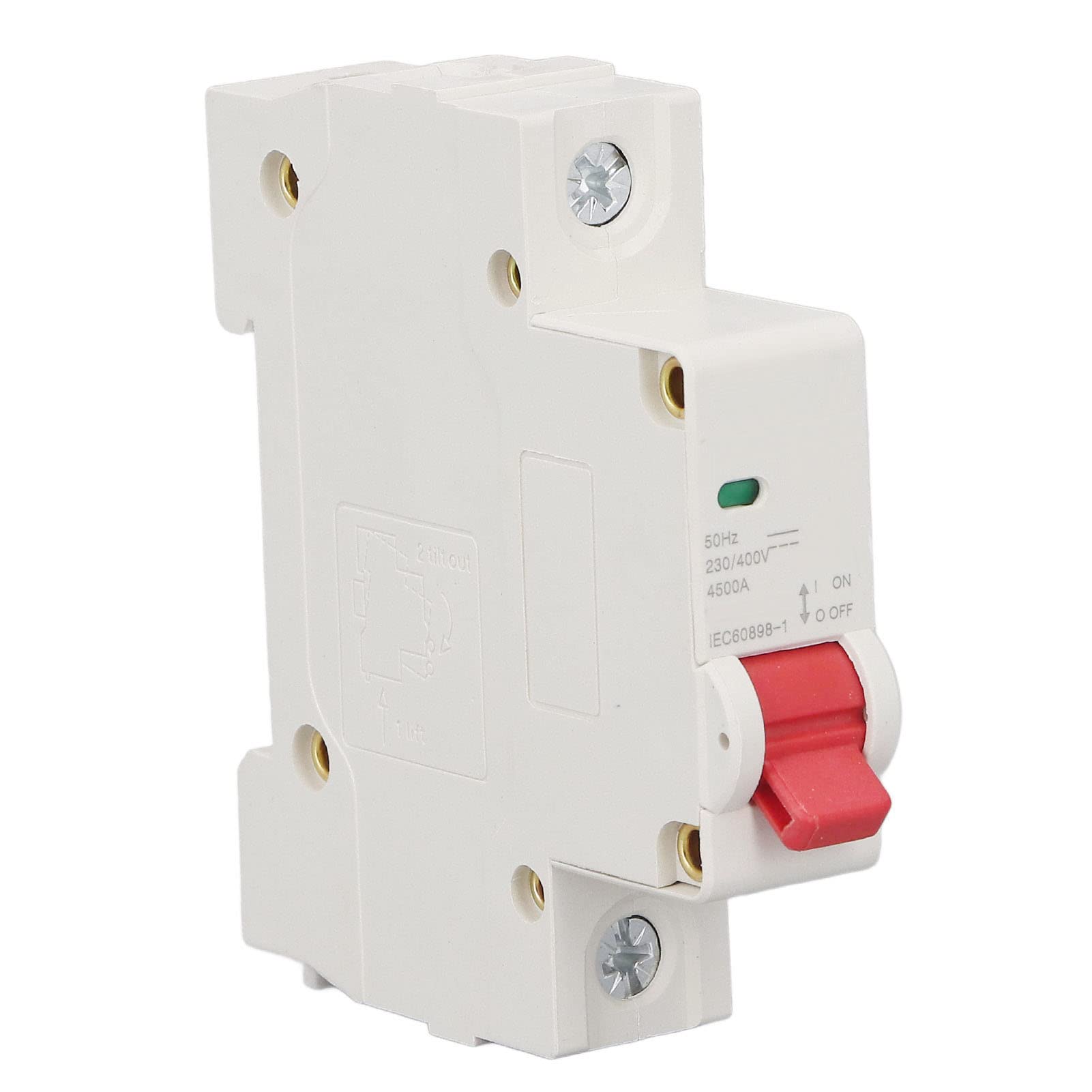 Arrester 4500A Breaking Capacity Surge Protection Device Flame Retardant 400V Good Onoff Effect(1P)