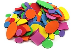 Creative Arts by Charles Leonard Foam Shapes Assortment for Kids