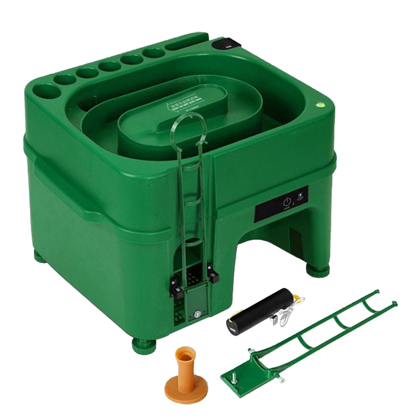 Elektryczna Wyrzutnia PiłEk Golfowych, Automatyczne Podawanie 35 PiłEk, Regulowana Wysokość, Z Baterią 5000 Mah, Do UżYtku W Pomieszczeniach