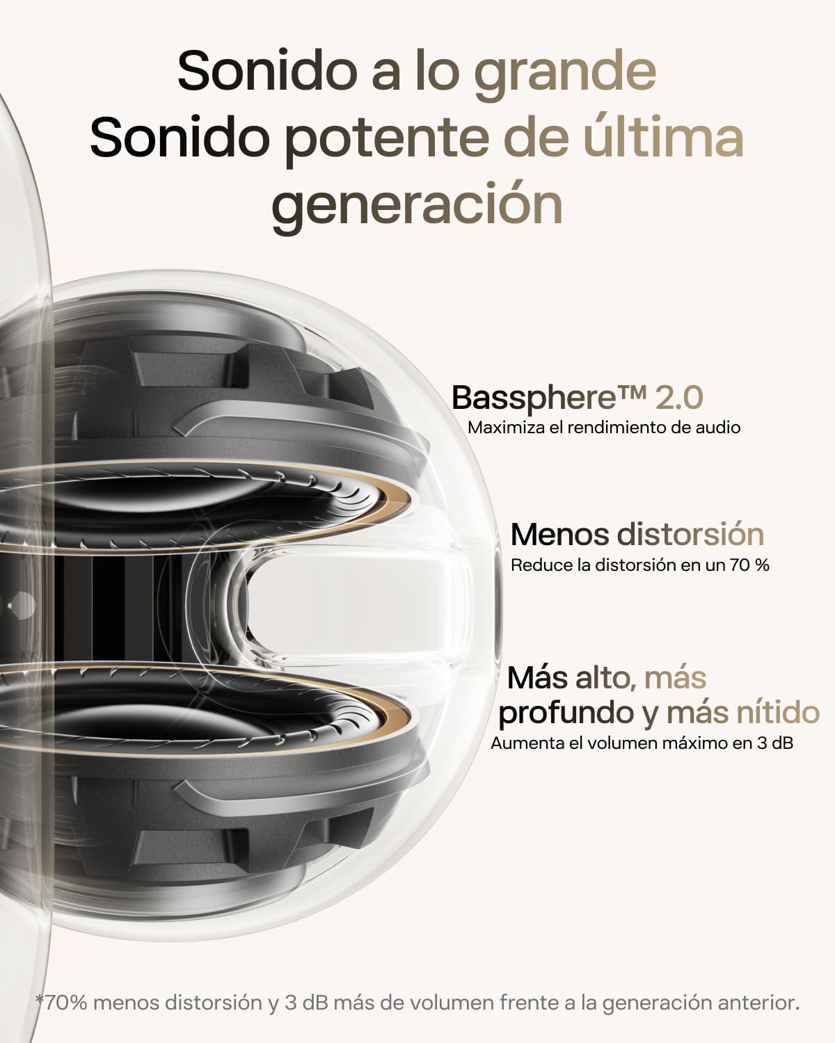 SHOKZ Auriculares Open-Ear Clip-on OpenDots 2,Dolby Audio,40h batería,Negro | con Grave Profundo | Reducción Ruido con IA | Bluetooth 6.1 | Resistentes al Agua IP57 | Carga rápida inalámbrica