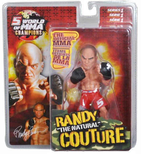 Year 2007 Series 1 Round 5 World of MMA Champions 6 Inch Tall Action Figure - RANDY "The Natural" COUTURE