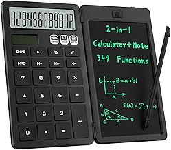 Desk Calculator with Erasable LCD Notepad Calculators ROATEE Desktop Basic Calculators for Middle School Cute Pocket Simple Calculator Office Desk Accessories Supplies Home Office Essential Big Button