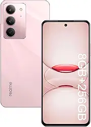 Realme C75X Smartphone 8GB RAM 256GB ROM Tela de 6.67" IP69 Provação de água NFC Dual SIM 4G (Rosa)