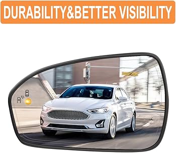 Amazon.com: Senzeal Driver Side Heated Mirror Glass with Blind