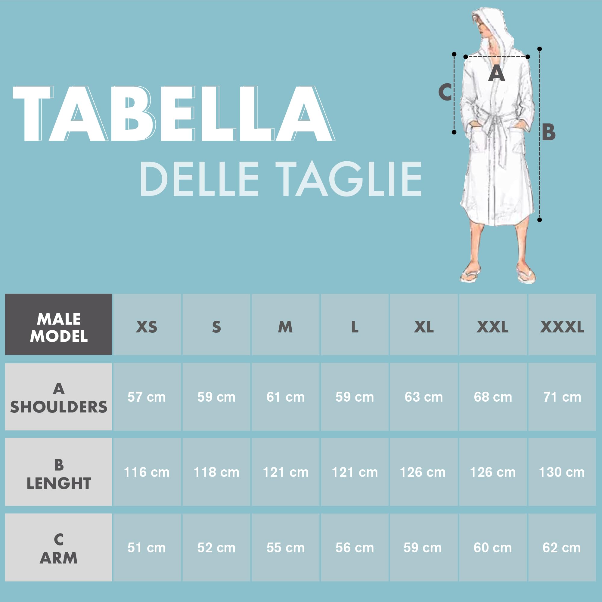 Twinzen Accappatoio per Uomo con Cappuccio in Spugna, 2 Tasche, Cintura Cotone Senza Prodotto Chimico, Oeko Tex - Vestaglia per Uscire dalla Doccia, Assorbente e Confortevole