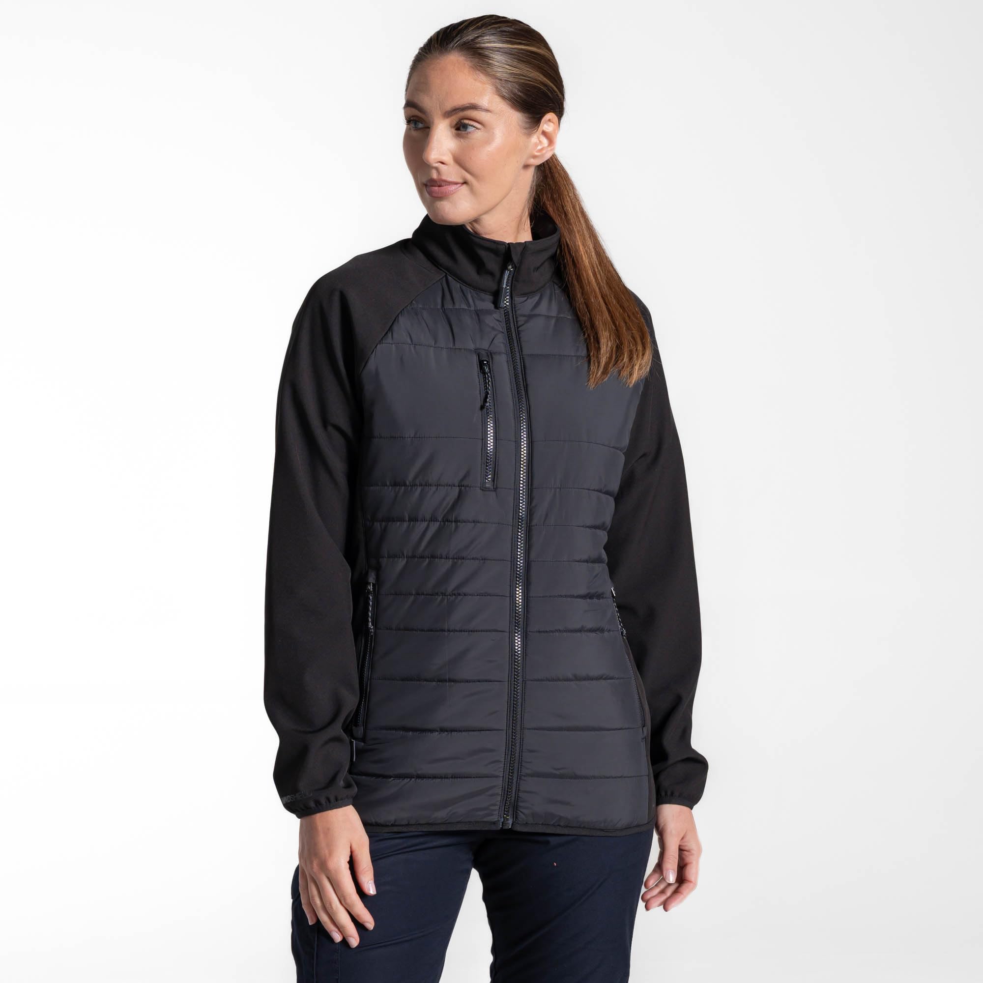 Craghoppers Expert Womens Compress Lite Hybrid Jacket Water Repellent Work Coat