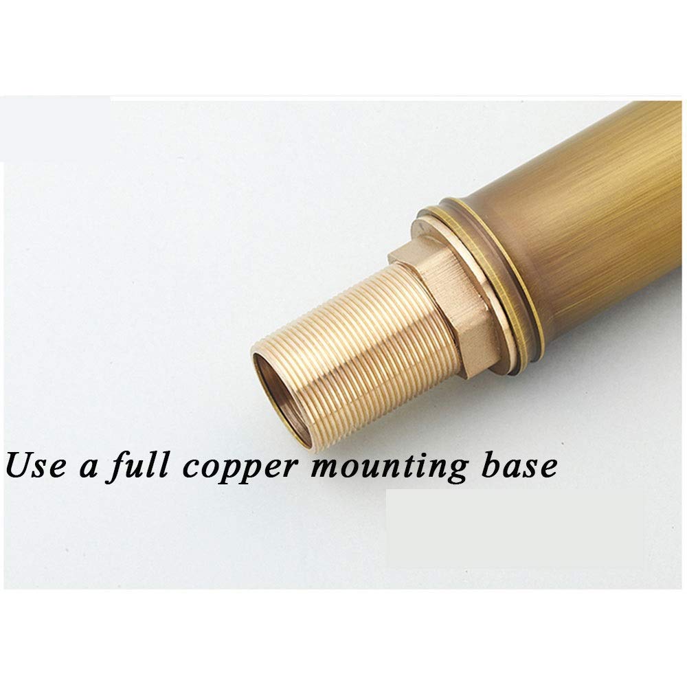 Amazon.co.jp: Zxyan 蛇口 立体水栓 混合水栓 浴室の蛇口/全銅