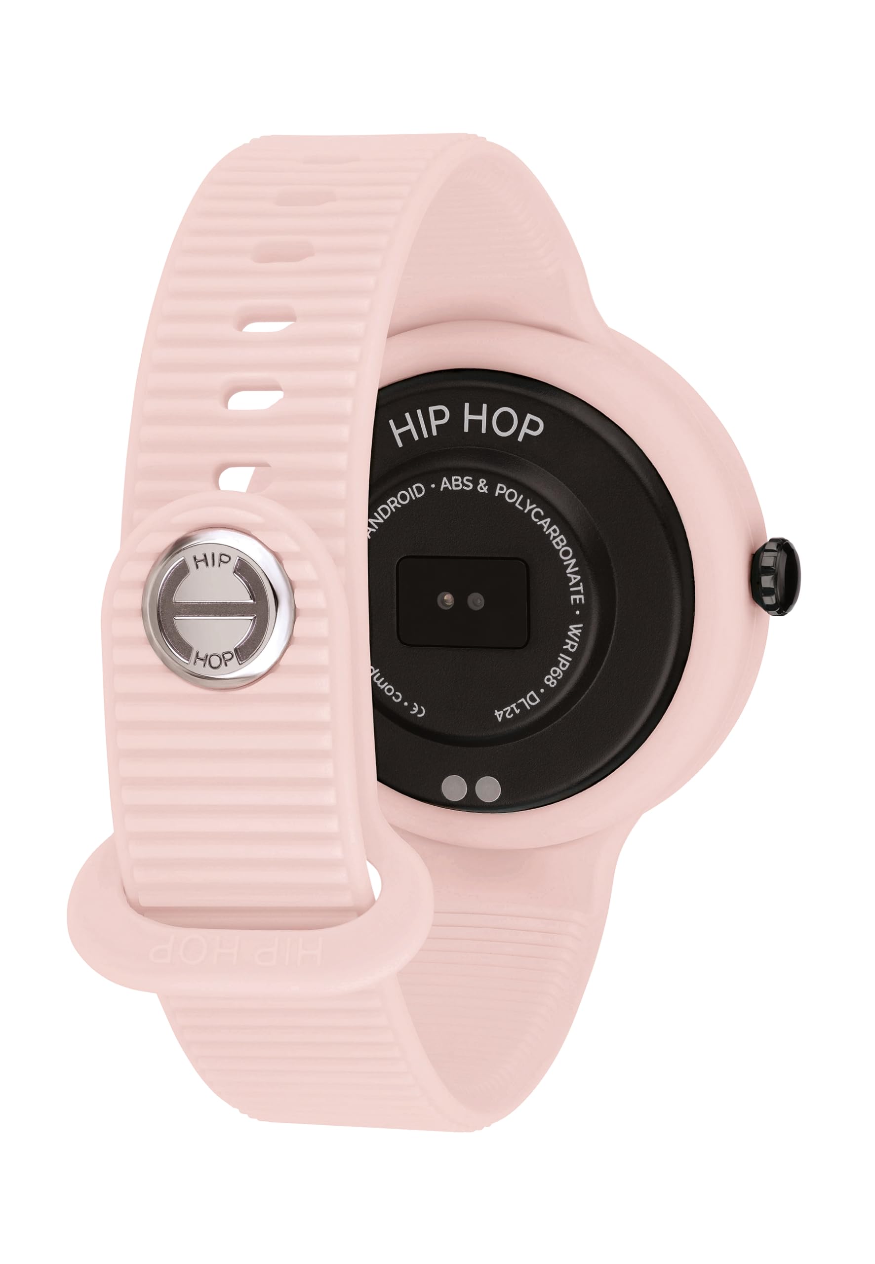 HIP HOP Orologio HWU1203 DONNA HERO.NEXT quadrante MONO-COLORE NERO movimento SMARTWATCH SMARTMODULE e CINTURINO SILICONE ROSA, BLU HWU1203