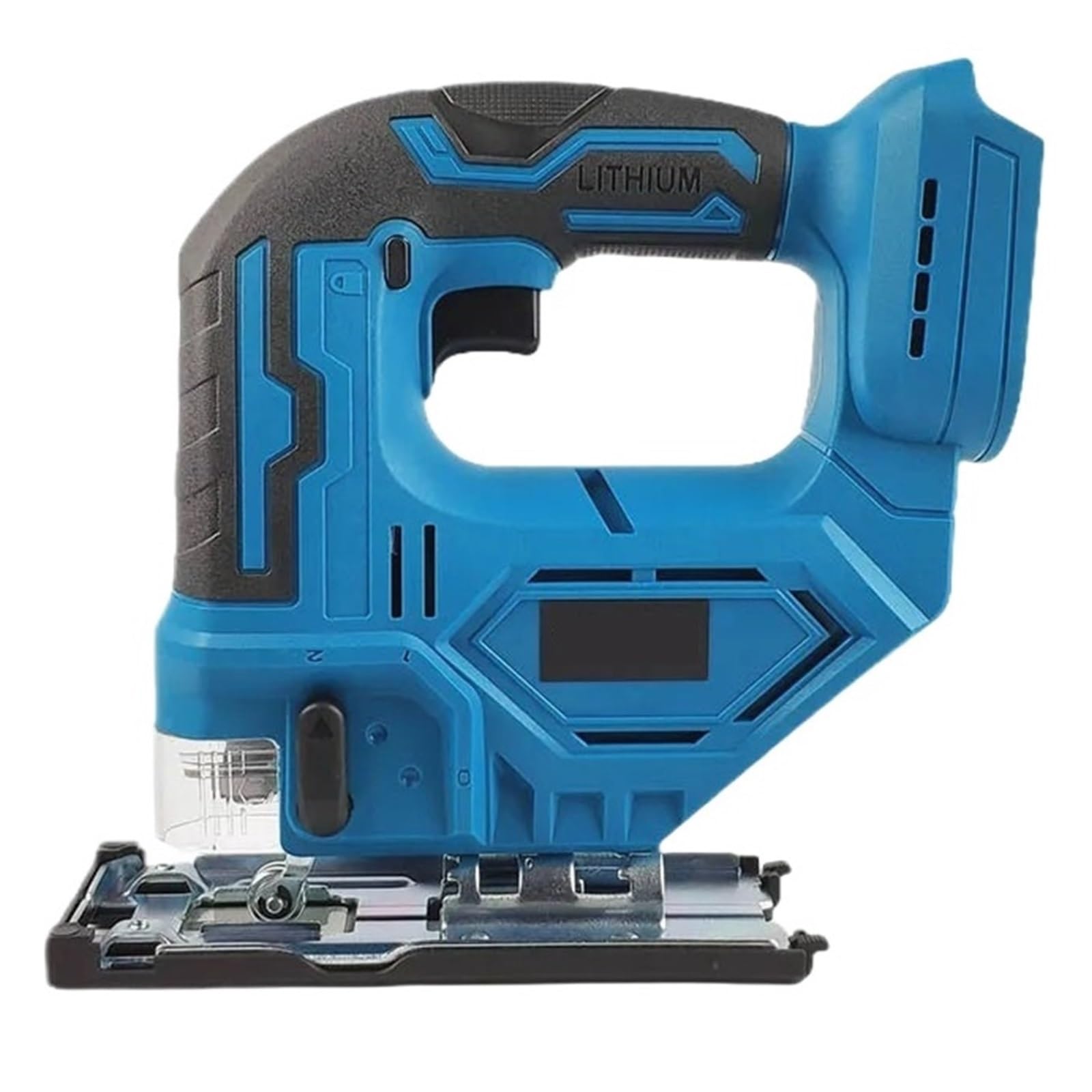 Sierra Caladora Eléctrica Inalámbrica Con Hoja De Sierra Ajustable For Carpintería, Herramienta Eléctrica LED Sin Batería FáCil De Usar