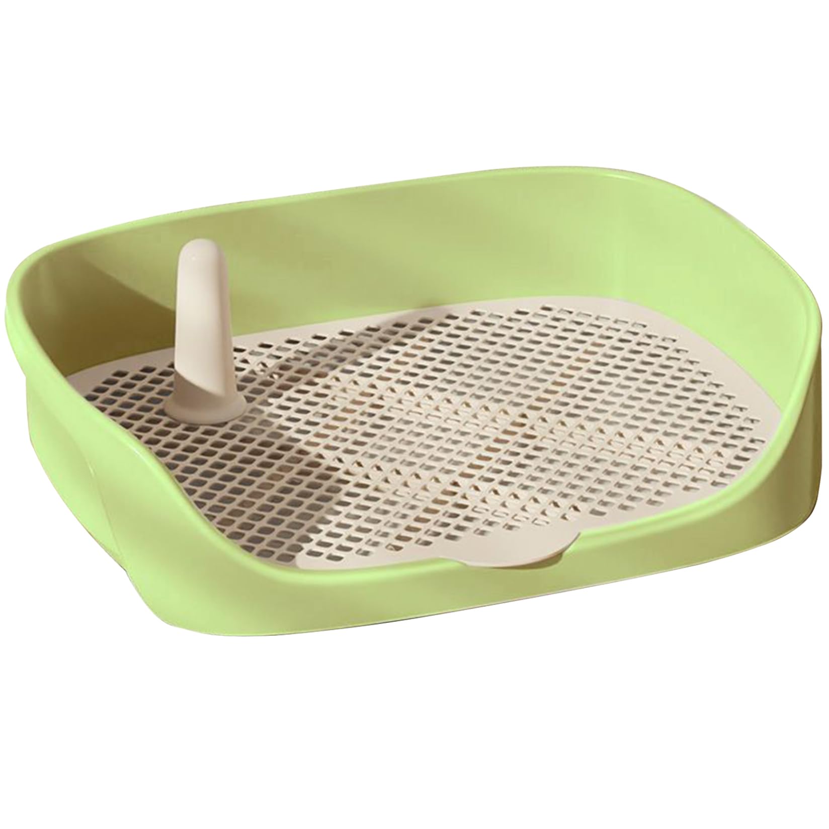 Bac de Toilettes pour Chiens 15.8x11.8x4.3 dans Un entraînement de Toilettes en Plastique sécurisé Amovible