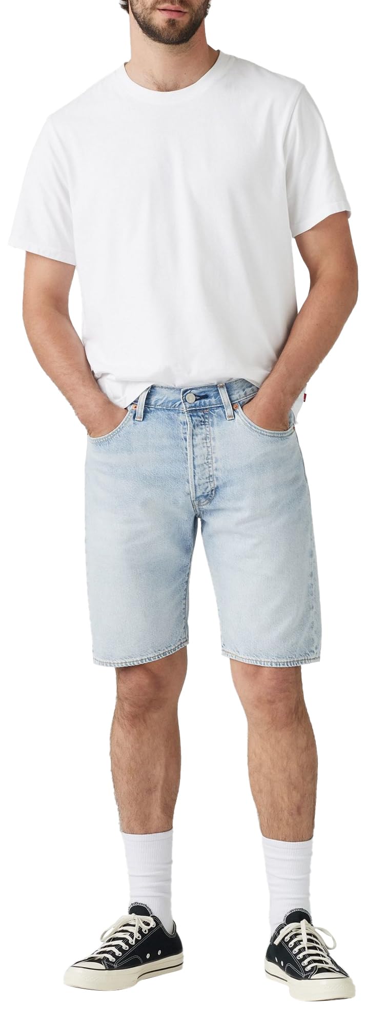 Levi's 501 Original Shorts, Pantalones Cortos Hombre, Light Thread LTWT SH, 38W