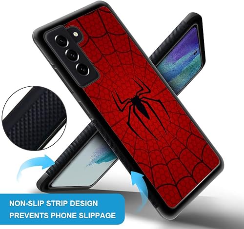 Miniatura 4 de Funda compatible con Samsung Galaxy S23 Plus, diseño de tela de araña Y, diseño de lujo, parte trasera de policarbonato duro, a prueba de golpes,
