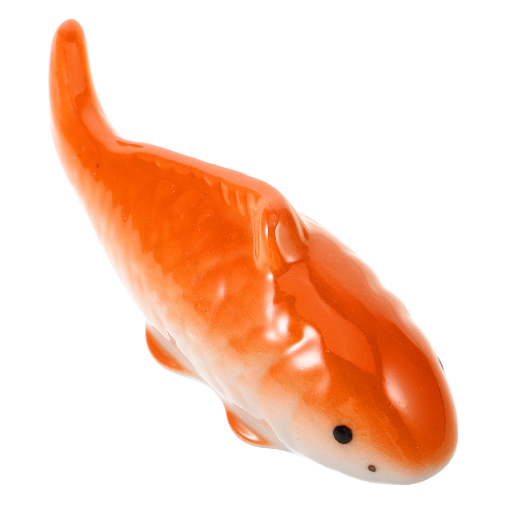 Cabilock 5 Piezas Decoración de pecera de cerámica. Decoración de peceras Adorno de Acuario Peces de Acuario flotantes Figura de de Porcelana Decoraciones de Ranas Animal Adornos