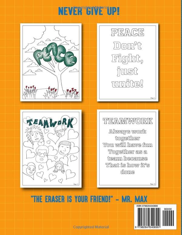 The Max Method Coloring Book for Beginner Artists: Turn Mr. Max's Motivational Messages into Masterpieces as you Build Confidence, Creativity and Coloring Skills image 3