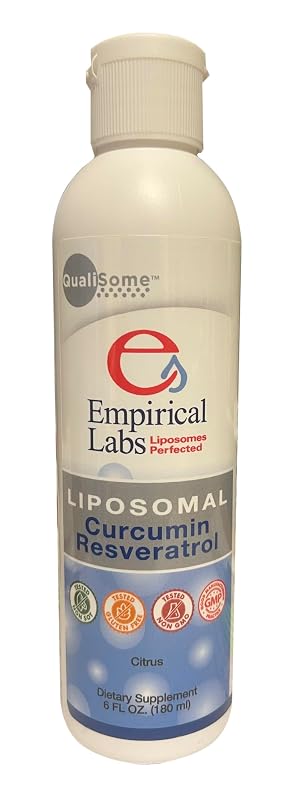 Empirical Labs - Suplemento de curcumina e resveratrol lipossomal estruturado, 177,42 mL