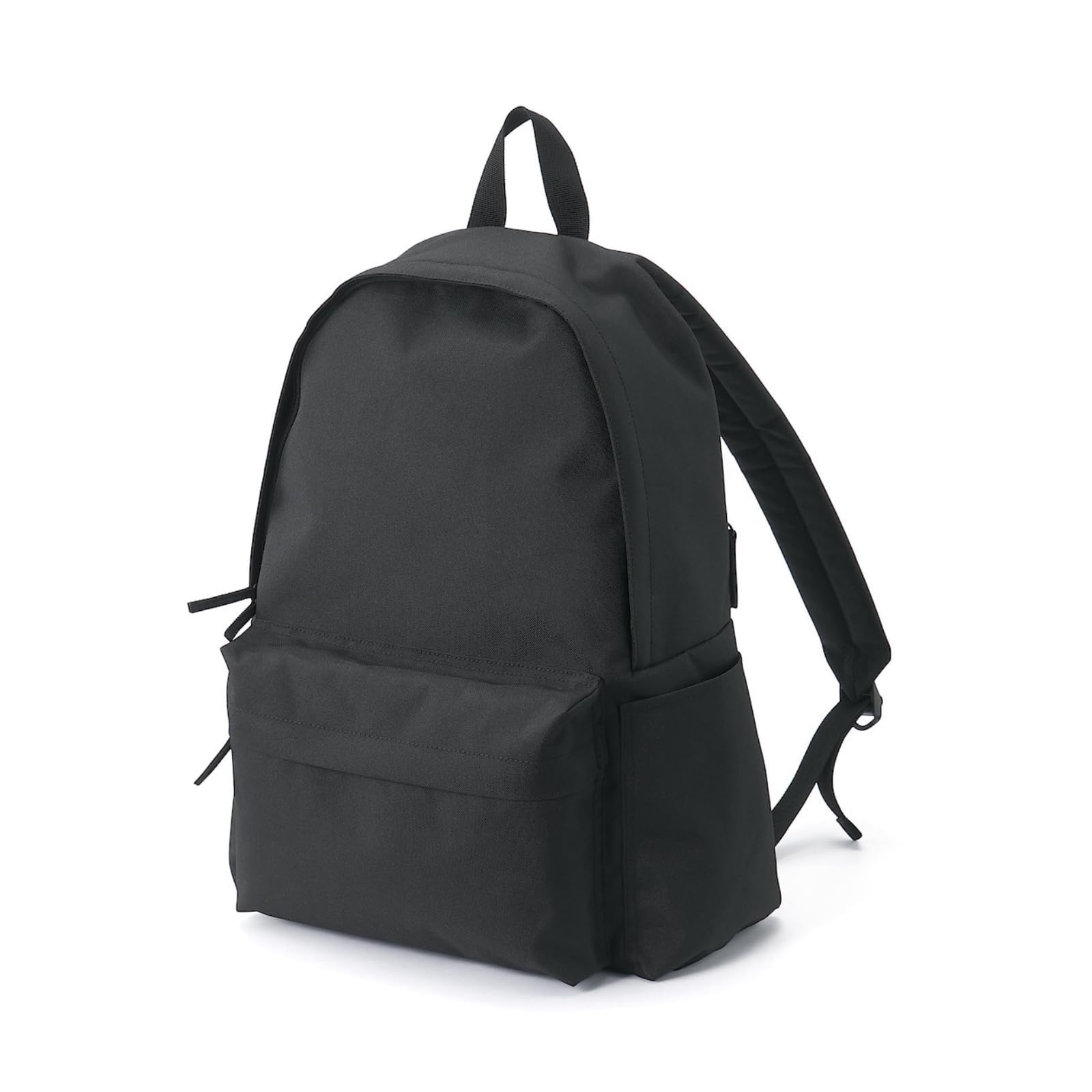 Zaino da Viaggio Blue Lightweight Canvas Backpack Side Slip Pocket Daypack per Lo Studente Scolastico Commute Giornaliero Città Breve All'aperto Travel Carry Bag-Deep Blue-18 Inches