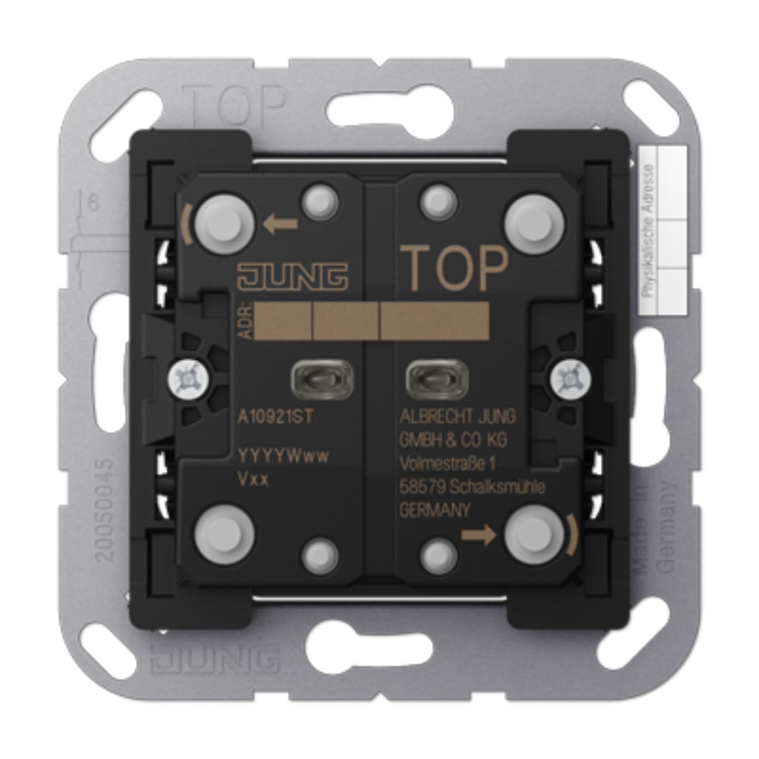 Module capteur universel 2 phases A JUNG A10921ST mecanisme appareillage encastre