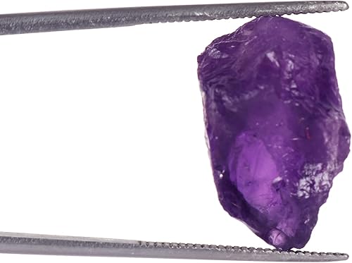 Miniatura 3 de GEMHUB Piedra preciosa natural de amatista violeta para poder curativo con certificación EGL 14.15 ct