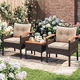 Zoom IMG-1 costway set salotto da giardino