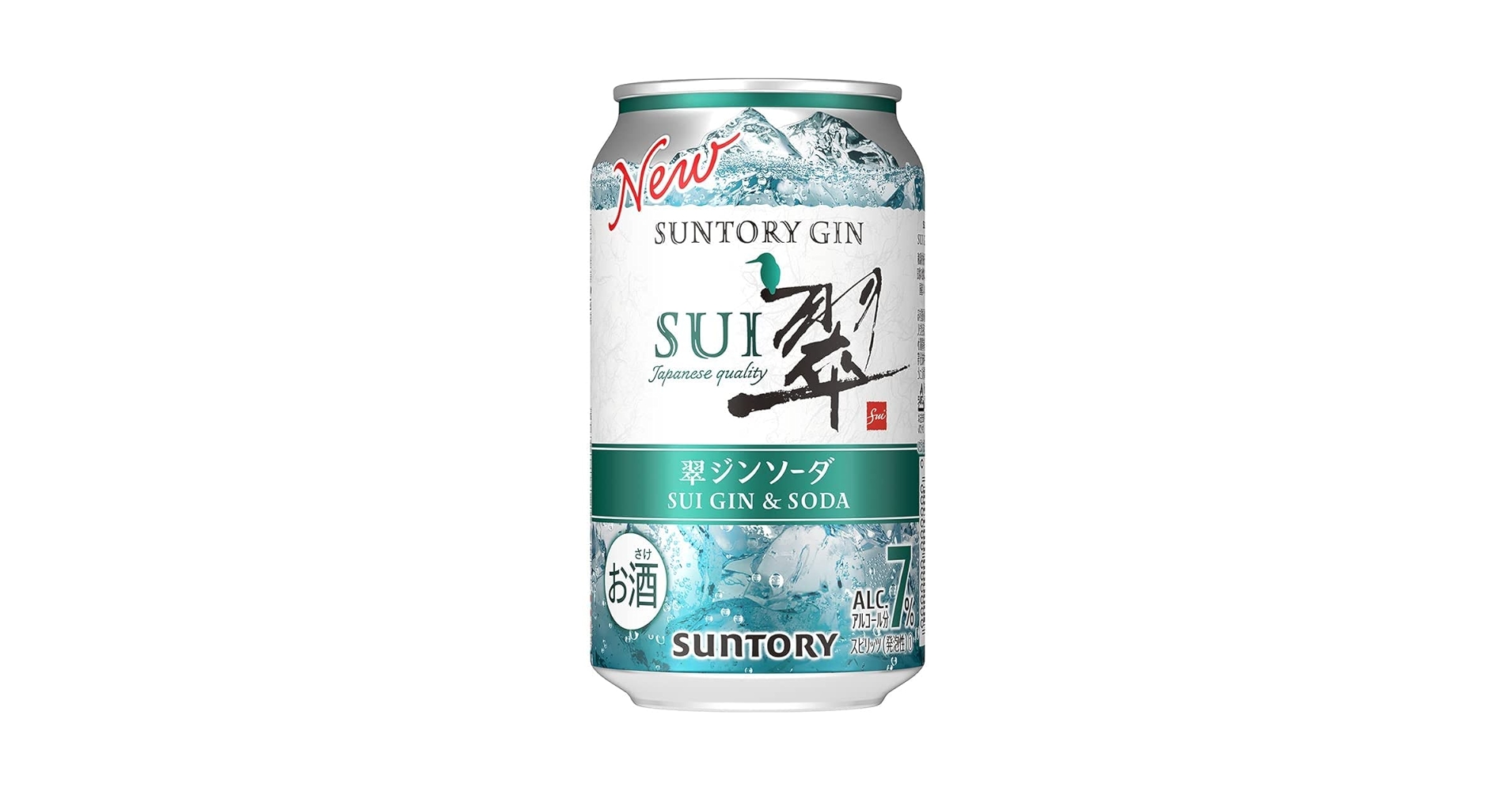 SUNTORY SUI ジン・ソーダ 350ml缶 Amazon.co.jp: サントリー 翠 すい ジンソーダ缶（350ml×24本