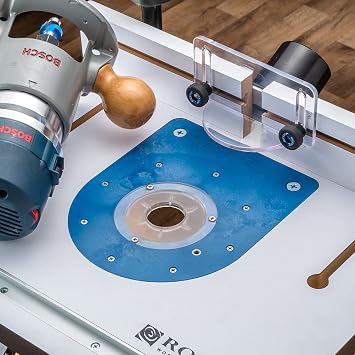 Rockler Mid-Size Router Insert Plate Kit for Benchtop Router Table