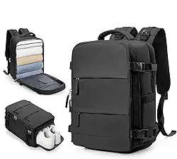 Mochila de viagem feminina aprovada por companhias aéreas, bolsa de mão para itens pessoais