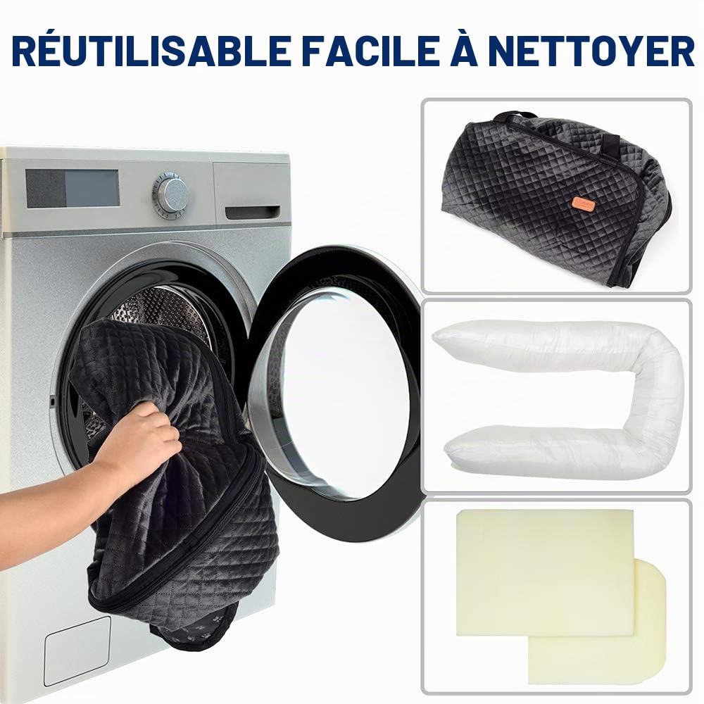 Chien utiliser le siège d'auto Siège d'auto pour Chien Petit et Moyen Matériau Doux et Court en Peluche offrant Un Environnement de Voyage Confortable pour Les Chiots Le Fond antidérapant(gris)