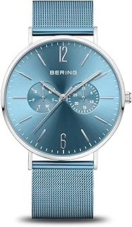 BERING Herren Uhr Quarz Movement - Classic Collection mit Edelstahl und Saphirglas 14240-809 - Wasserdicht: 3 ATM