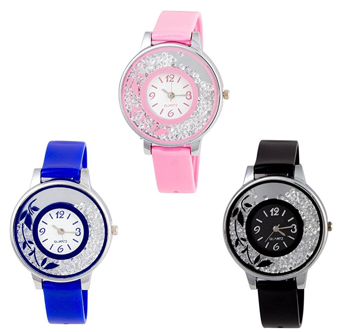 casera Analogue Womens Watch (Multicolored Dial Multi Colored Strap) (Pack of 3) (B0774T3PLZ) Amazon Price History, Amazon Price Tracker