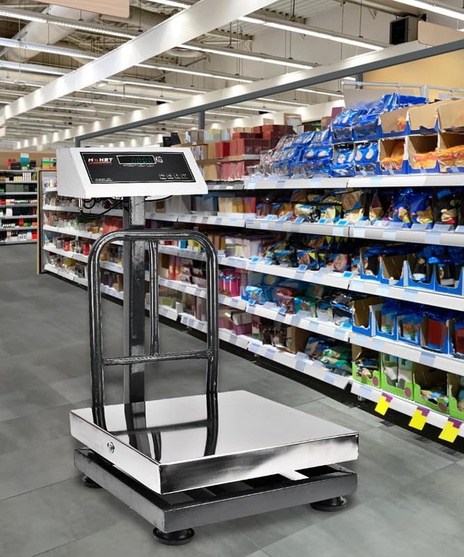 Image of MONET Platform Weighing Scale | Green Display Light | Size 16 * 16 inches | Weight Limit 100 kg