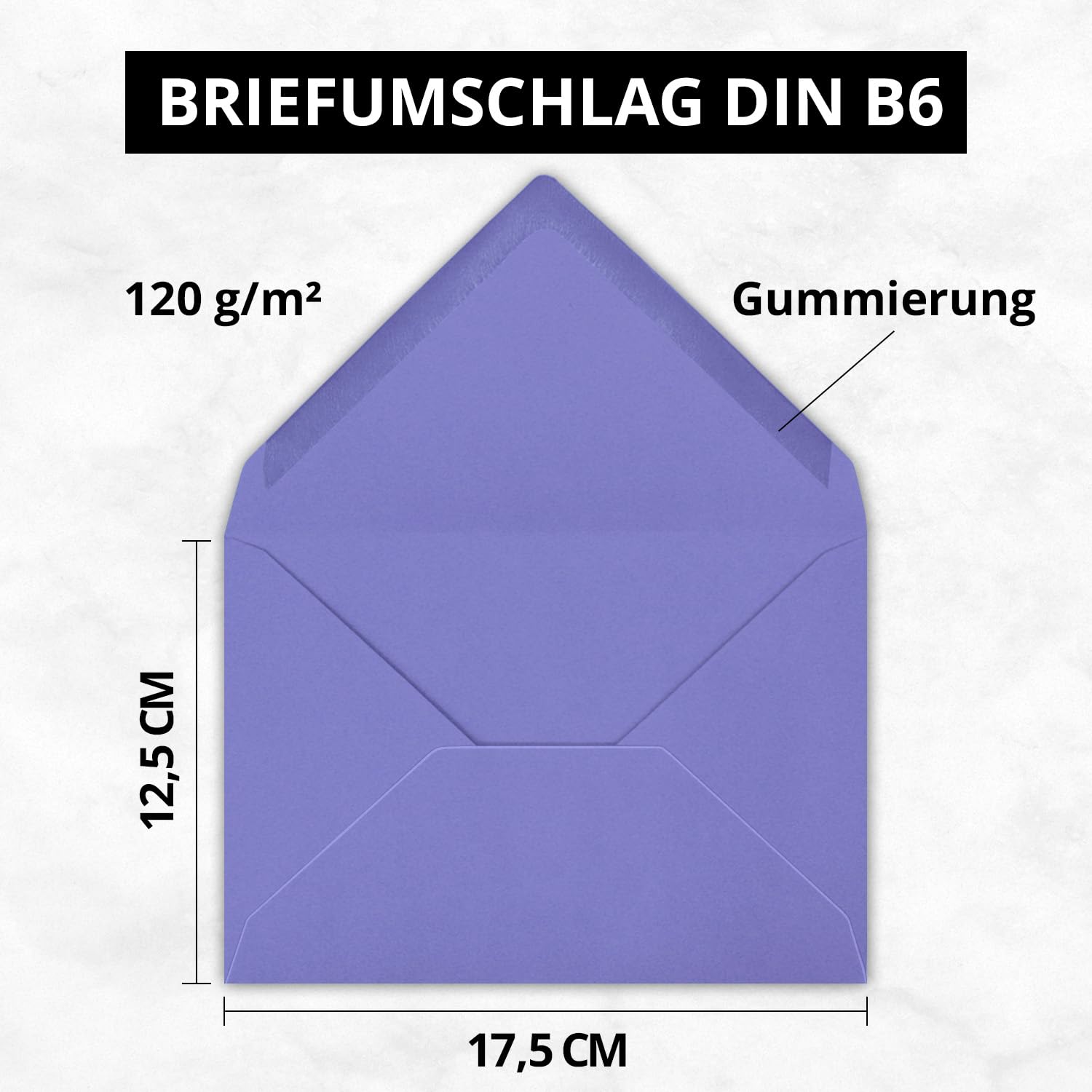 Farbenfroh - Lot De 10 Cartes Pliantes - Format A6-C6 - Avec Enveloppes
